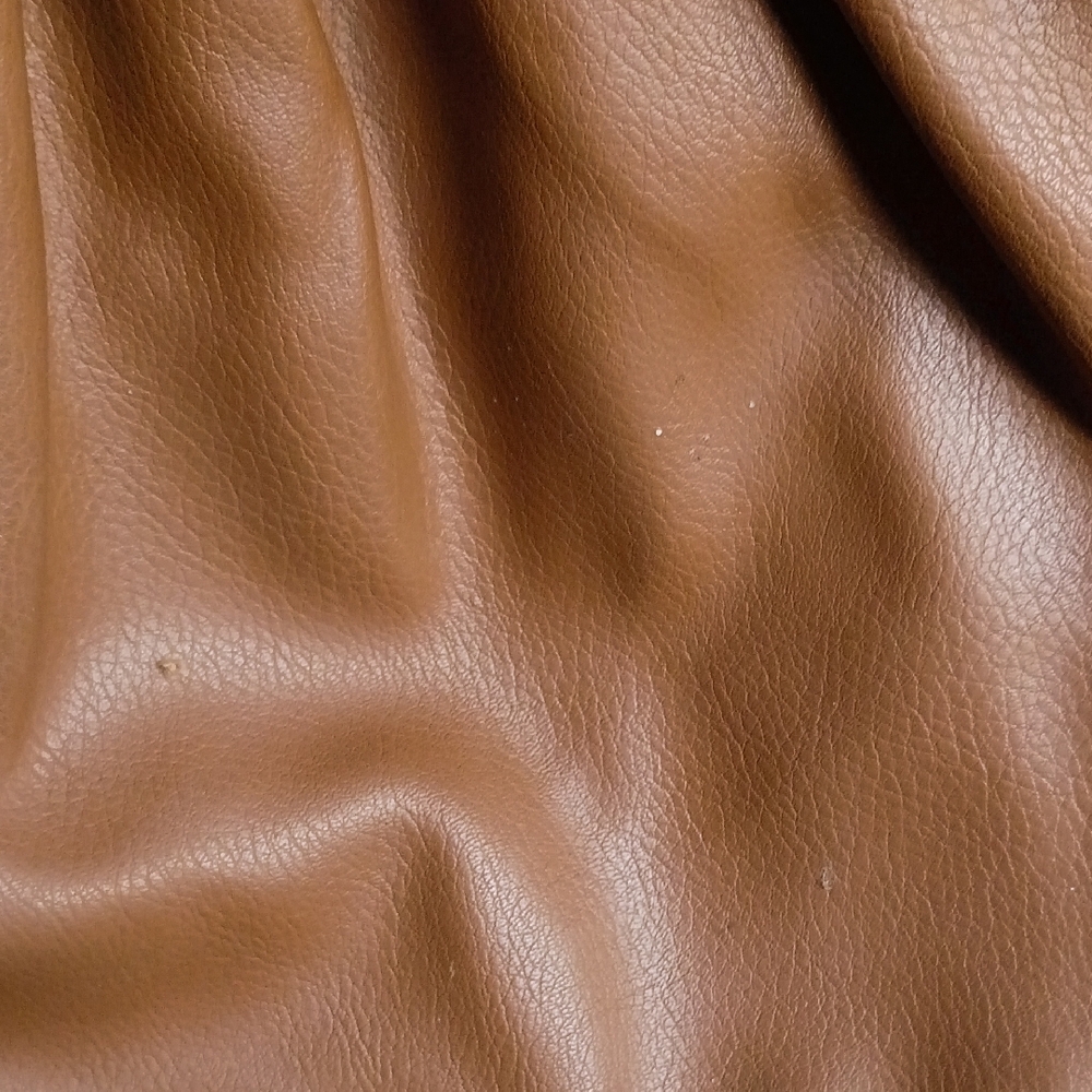 Brown Leather Snap Button Bag With Decorative Str… - image 6